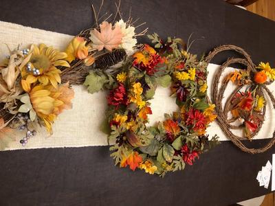 3 HOLIDAY WREATHS