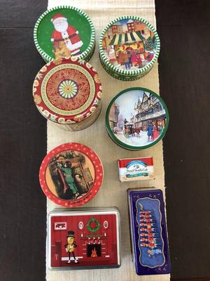 VARIOUS HOLIDAY TINS
