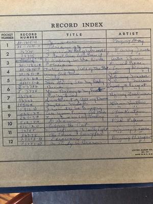 2 FULL ALBUMS OF VICTROLA RECORDS