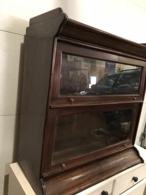 2-SHELF BARRISTER-STYLE BOOKCASE