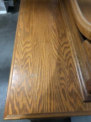 NICE OAK DRESSER W/ MIRROR