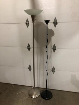 2 FLOOR LAMPS