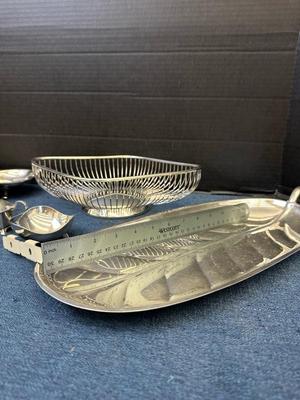 Lot 1264 collection of silver plate items
