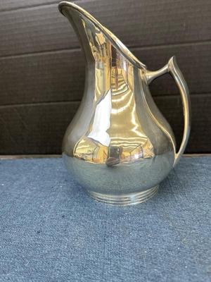 Lot, 1309 C ZURITA STERLING SILVER WATER PITCHER MID CENTURY MODERN