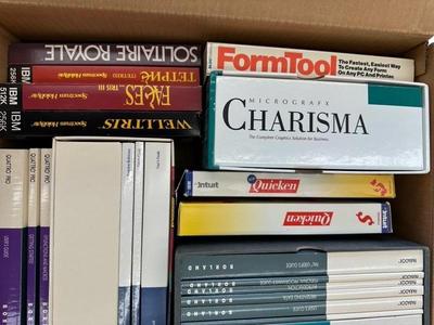 Lot 1355, computer books and software
