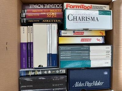 Lot 1355, computer books and software
