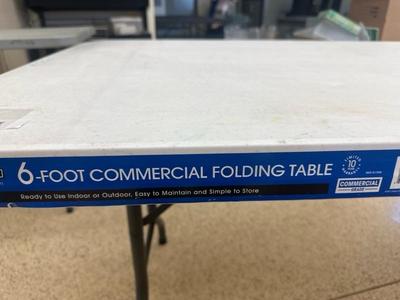 Lot 1358 lifetime 6 foot table