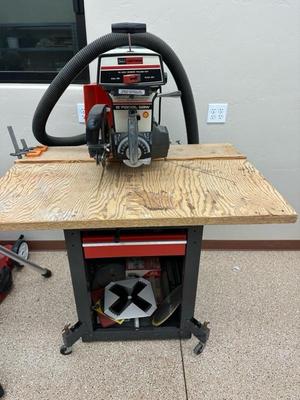 Lot 1372 vintage Sears craftsman 10 inch radial saw