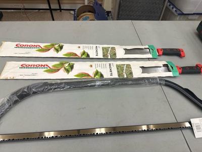 Lot 1413 machetes, and craftsman saw