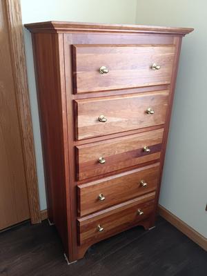 Five Drawer Solid wood Collins of Colorado chest of drawers