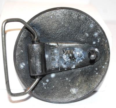 "North & South Americas" Belt Buckle "The Buckle Co." 2 1/2" Diameter