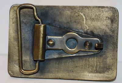 "San Francisco Cable Car" Belt Buckle 1873 3" x 2" Rect.