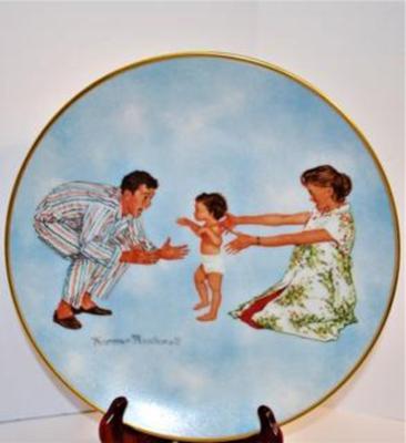 "Baby's First Step" Norman Rockwell