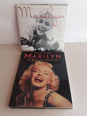 Two hardback Marilyn Manroe Books - Her Life in her own words & At Twentieth century Fox