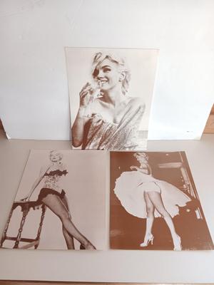 Three Marilyn Monroe pictures