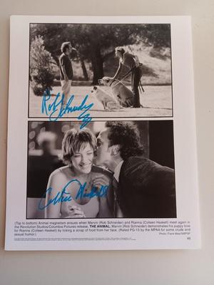 AUTOGRAPHED Rob Schneider and Colleen Haskell picture - #6 Frank Masi 2001