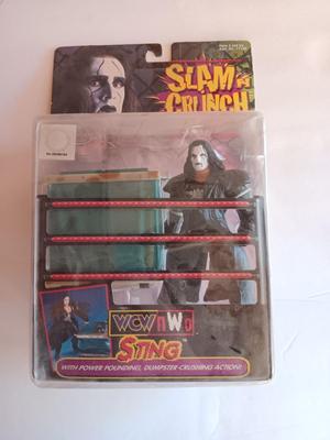 New in package - Slam Crunch WOW NwO Sting With power pounding Dumpster-crushing Action