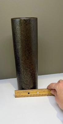 Black vase mid century modern