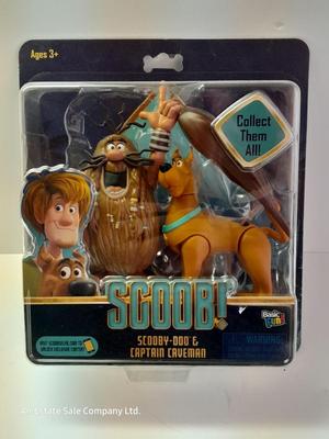 New in the package Scooby-Doo & Captain Caveman figures