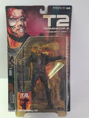 New in the package TERMINATOR 2 T2 Judgment Day T-800 Movie Manics Figure