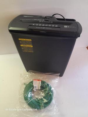 Amazon Basics Muti use Shredder - CD Disks - Credit cards - paper with 50-foot RJ45 Cable