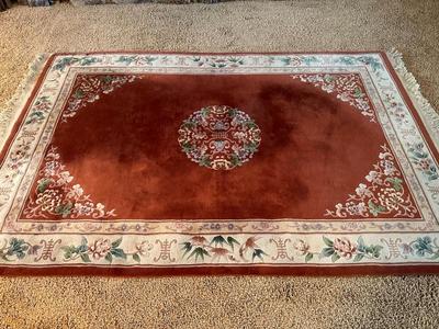 THICK WOOL AREA RUG PURCHASED IN CHINA
