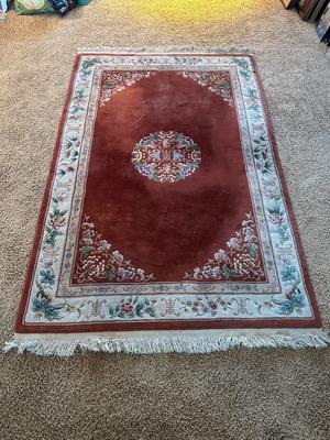 THICK WOOL AREA RUG PURCHASED IN CHINA