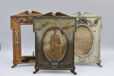 WW1 Cast Iron Picture Frames. (5 total)