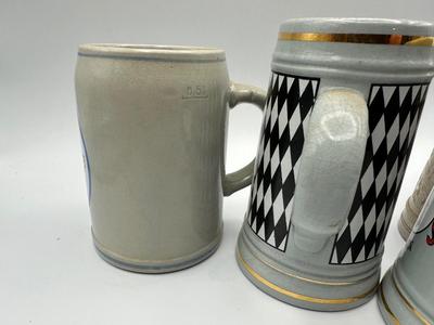 German Beer Steins. (5)