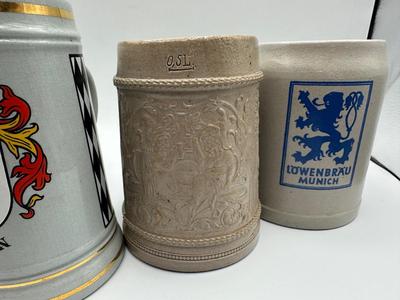German Beer Steins. (5)