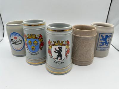 German Beer Steins. (5)