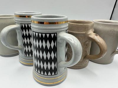 German Beer Steins. (5)