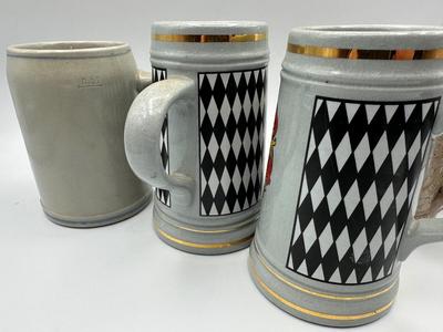 German Beer Steins. (5)