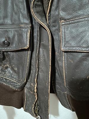 USN Naval Forces Leather Jacket (1 of 2)