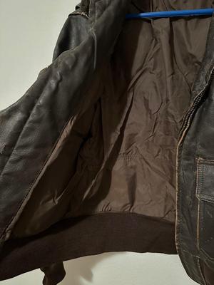 USN Naval Forces Leather Jacket (1 of 2)