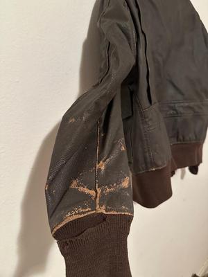 USN Naval Forces Leather Jacket (1 of 2)