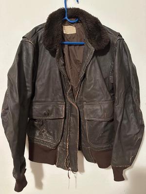 USN Naval Forces Leather Jacket (1 of 2)