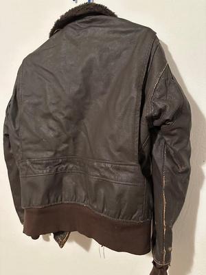 USN Naval Forces Leather Jacket (1 of 2)