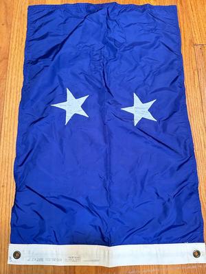 2 Star Admiral Flag. Vietnam Era