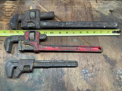 Pipe Wrench Lot