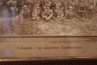 Framed Photograph of Soldiers