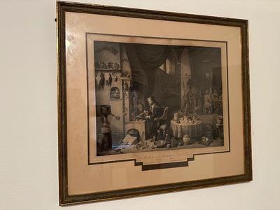 Framed Picture (Chemist In David Geniers Laboratory)