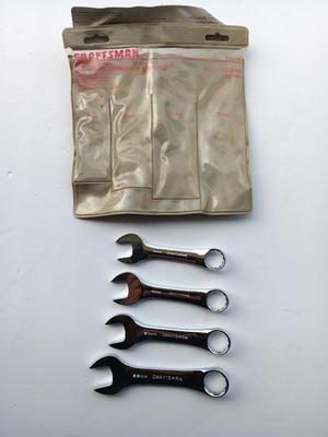 Craftsman Professional 4-piece short combination wrench set