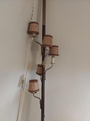 Retro Five-Bulb Compression Pole Lamp (BS-JS)