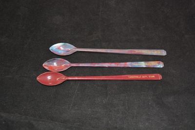 Vintage Timberville VA Dept. Store Soda Spoons