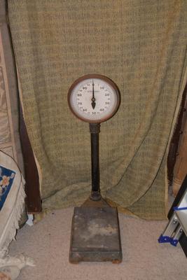 Vintage DETECTO Metal Scale 36â€x21â€x12â€