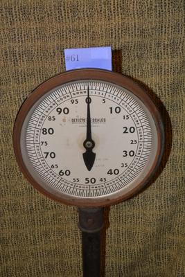 Vintage DETECTO Metal Scale 36â€x21â€x12â€