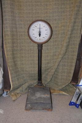 Vintage DETECTO Metal Scale 36â€x21â€x12â€