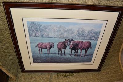 Vintage Paul McGehee â€œThe Last Days Of Summerâ€ Print 14/2000 33â€x27.25â€