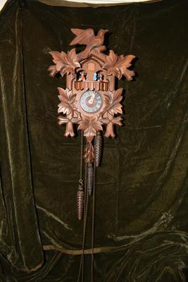 Vintage German Cuckoo Clock, Working, Needs Adjustment